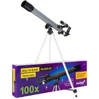 Levenhuk Flash 50 Base Telescope Argenté