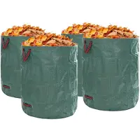 vidaXL Sacs à Déchets de Jardin 4 pcs Vert 79 x 79 x 99,5 cm