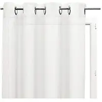 Soleil D Ocre Coussins Alix homme - Blanc - 250x280 cm