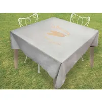 Soleil D Ocre Nappe carrée en coton anti-tâches 180x180 cm BAGUETTE
