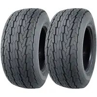 Wanda EC1185 : Pneus remorque 20.5x8-10, 4 plis, tubeless, marqués E, homologués pour la route - Ensemble de 2