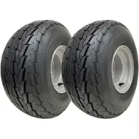 SPARROW 18.5x8.50-8 Trailer Tyre, Wheel 100mm PCD Road Legal 425kg Load (Set of 2)