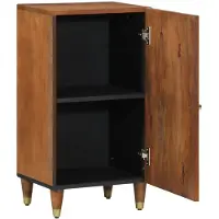vidaXL Buffet avec étagère Marron 40 x 33 x 75 cm Bois massif Mango