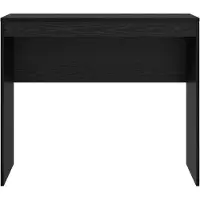 vidaXL Bureau noir imitation chêne 90 x 40 x 76 cm