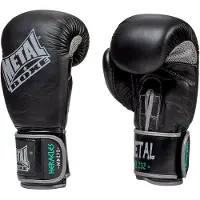 Metal Boxe Gants De Boxe En Cuir Métal Boxe Heracles8 Oz-8 Oz--8 Oz-Noir--------------Noir-