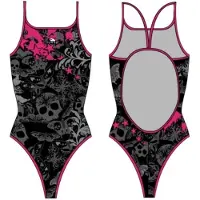 Turbo Skull Butterflyers Stars Swimsuit Noir 3XL Femme
