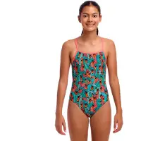 Funkita Strapped In One Piece Swimsuit Bleu 8 Years Fille