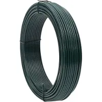 vidaXL Fil de fer pour clôture vert 33 m PVC