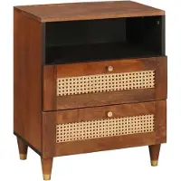 vidaXL Tables de chevet Marron 50 x 33 x 60 cm
