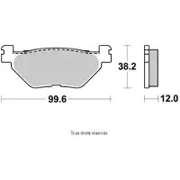 Vesrah Plaquette De Frein Pour Scooter Yamaha 530 Xp T-Max Abs 2012 À 2017 Ar Neuf