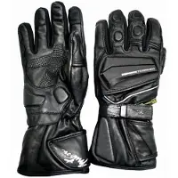 Mitsou Gant Moto Route Hiver Pour Deux Roues Taille Xs Trip Black / Homologué Neuf