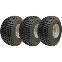 Parnells 20x10.00-8 Lawnmower Grass Wheel 4ply Wanda P332 Road Legal 100mm PCD (Set of 3)