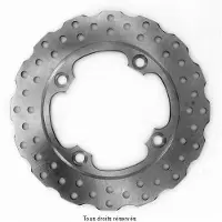 Perftec - Disque De Frein Pour Moto/Quad/Scooter Compatible Honda 220x125x105 Nbtrou4xø10,5 Ep4