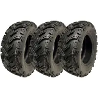 Parnells Pneus quad quad 24x8.00-12 Wanda P3128 E-Marked Homologué pour la route 40J (Ensemble de 3)