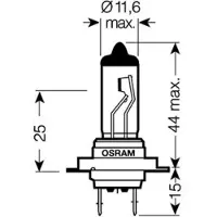 Osram Ampoule Pour Scooter Gilera 500 Nexus 2004 À 2006 Av Neuf