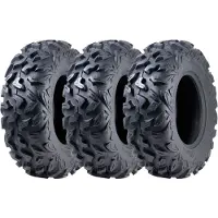 Parnells 25x8.00R12 Pneumatique ATV 205/80R12 OBOR Vulture 6-pils 6-pils Homologué pour la route 60J 250kg (Jeu de 3)