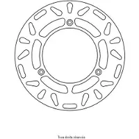 Sifam Kit Brake - Disque Frein Suzuki Ø200x120x100 Nbtrou3xø6