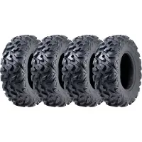 Parnells 25x8.00R12 ATV Tyre 205/80R12 OBOR Vulture 6-ply Road Legal 60J 250kg (Set of 4)