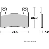 Vesrah Plaquette De Frein Pour Moto Kawasaki 636 Zx-6 R Ninja 2013 À 2017 Avg / Avd Neuf