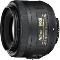Nikon Objectif Nikkor AFS DX 35 mm f/1.8G Objectif, Noir