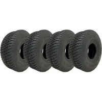 Parnells 11x4.00-4 Pneus pour tondeuse à gazon 4ply Multi Turf Ride on Mower Grass Wanda (Lot de 4)