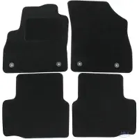 J&J AUTOMOTIVE Tapis De Sol Noir Velours - - Opel Astra K - Sur Mesure - Antidérapant - Imperméable