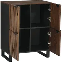 vidaXL Meubles de rangement pour médias et étagères, en bois de noyer, 60 x 33,5 x 75 cm