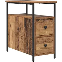 vidaXL Cabinet de chevet Bois ancien 30 x 60 x 60 cm Bois d'ingénierie