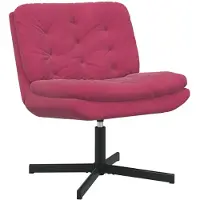 vidaXL Chaise de relaxation pivotante vin rouge 63 x 75 x 76 cm velours