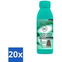 Garnier - Fructis Hair Food Aloe Vera - Shampooing - Cheveux normaux à secs - 350 ml - Pack avantage - 20 pièces