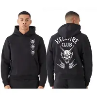 Stranger Things Sweat-shirt à capuche de - Club Bones - S - 5XL - pour Homme - noir - Taille S