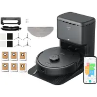 Eufy Clean L60 Hybrid SES Complete, Aspirateur robot, Noir