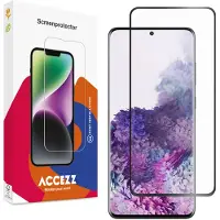 Accezz Protection d'écran en verre trempé Full Cover pour Samsung Galaxy S20 Plus