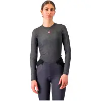 Castelli Medio Long Sleeve Base Layer Gris L Femme
