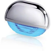Hella Marine Blue Chromed Courtesy Light Clair