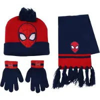 Disney Set '3-teiliges Spider-Man Schal-Set' rouge
