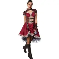 Dressforfun Steampunk noblewoman S - costume costume halloween dress up partywear carnaval costume partywear - 302295