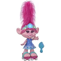 Dreamworks Trolls World Tour : Chienon aux cheveux dansants - Figurine interactive en allemand - 4 ans et plus