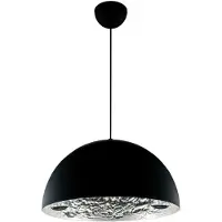 Catellani & Smith Stchu-Moon 02 Suspension Black|Silver | Ø: 40 cm | Triac Dimmable