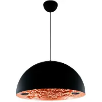 Catellani & Smith Stchu-Moon 02 Suspension Black|Copper | Ø: 60 cm | Triac Dimmable
