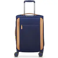 DELSEY PARIS Valisette 'Montmartre 3 ' bleu foncé / marron