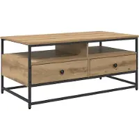 vidaXL Table basse en chêne Artisan 100 x 51 x 45 cm Bois composite