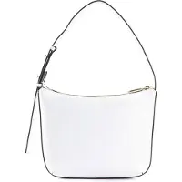 Mandarina Duck Femmes, Sac à main, Luna Crossover, hobo minimaliste en cuir italien, style années 90, Blanc