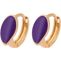 Gaya Boucles d'oreilles or rose / violet