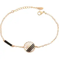 NAEMI Bracelet or / noir / transparent