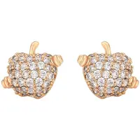 NAEMI Boucles d'oreilles or / transparent