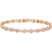 NAEMI Bracelet or rose / rose / argent