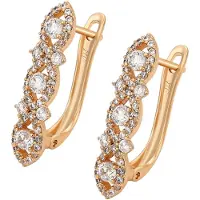 Faina Boucles d'oreilles or rose