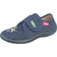 Beck Pantoufle 'Dino' bleu marine / vert clair