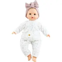 Paola Reina Poupée Sonia Mécanisme à motifs floraux 36 cm Jouet de poupée